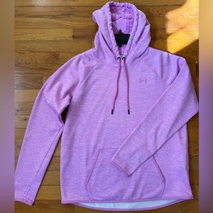 Under Armour Cold Gear Fleece Storm Hoodie Style 1280690 Pink